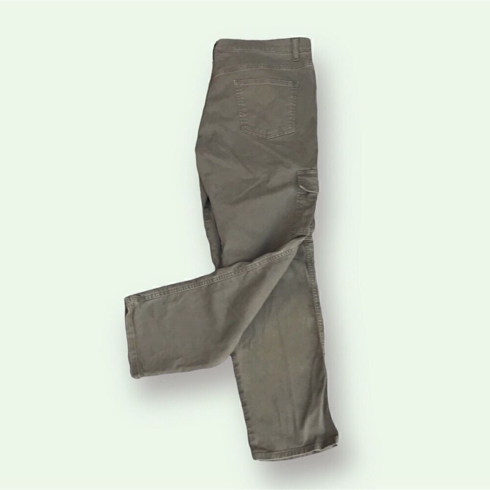 Redemption Designer Cargo  Khaki Pants Italy Womens Sz 48 (US 12/14)  MSRP $500